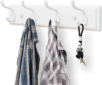 Wooden Coat Rack, Wall-Mounted Organizer - Image 2