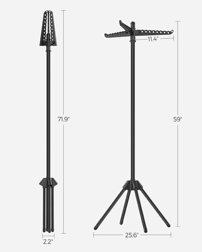 SONGMICS Clothes Drying Rack, 59-Inch Folding Laundry Drying Rack - Image 7