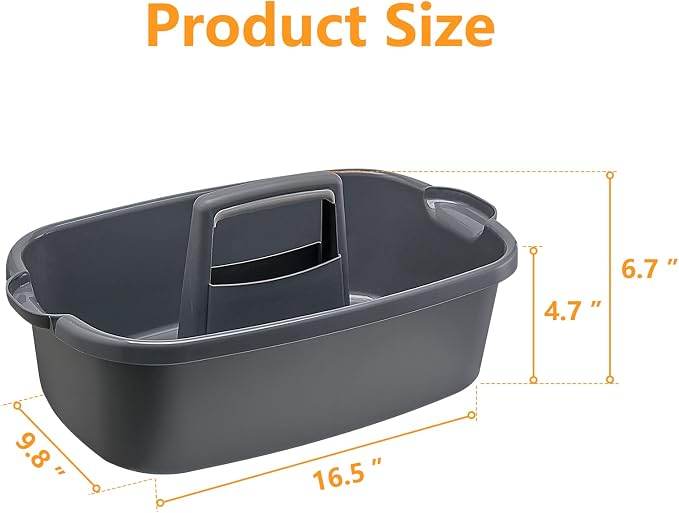 Goderewild Multi-Purpose Plastic Cleaning Caddy - Image 2