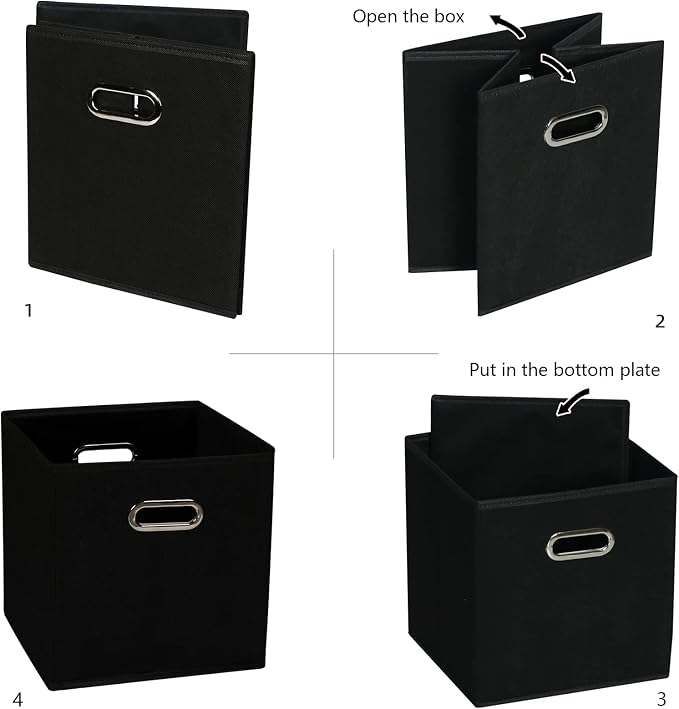 Fabric Cloth Storage Bins, Fabric Cube Organizer - Image 5