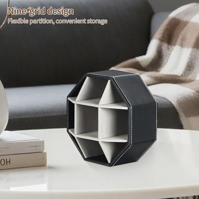 Remote Control Holder, Swivel 9 Rooms Desk Organizer and Decorations - Image 6