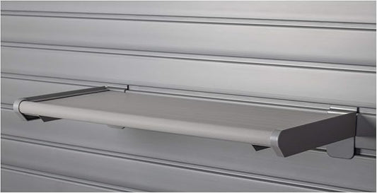 Resin Shelf - 24" with Metal Slatwall Brackets by Unknown