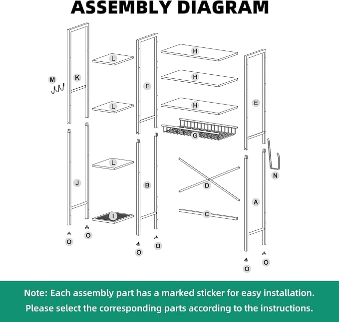 8-Tier Over The Toilet Storage - Image 9