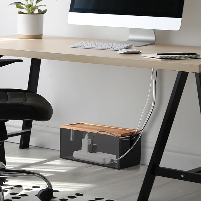 Wood Cable Management Box - Image 4