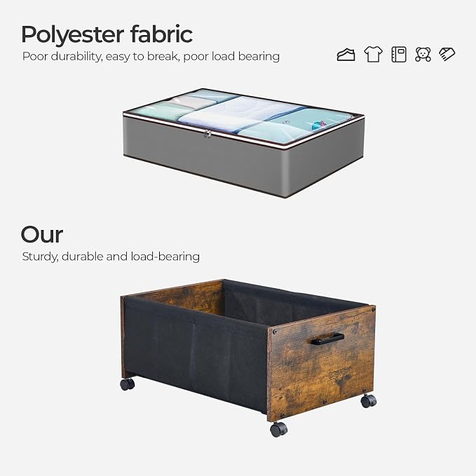 FOUCSSOMEI Under Bed Storage - Image 6