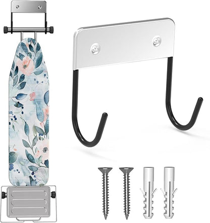 Ironing Board Hanger Wall Mount, Ironing Board Holder by ZHMY