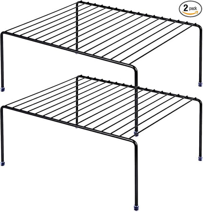 MEDIUM CABINET STORAGE SHELF RACK, Cabinet and Fridge Shelf, Storage Rack by JBESUHI