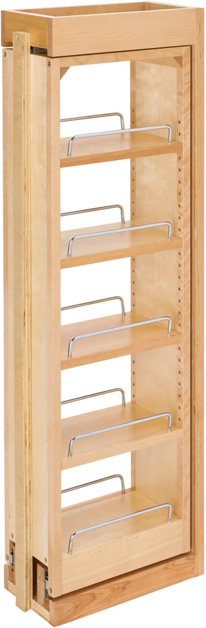 Rev-A-Shelf 6" W x 36" H Pull Out Quad Shelf Organizer by Rev-A-Shelf