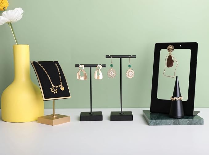 GemeShou 2pcs metal earring holder, mini hangers - Image 7