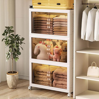 208 QT / 52 Gal Stackable Collapsible Storage Bins - Image 7