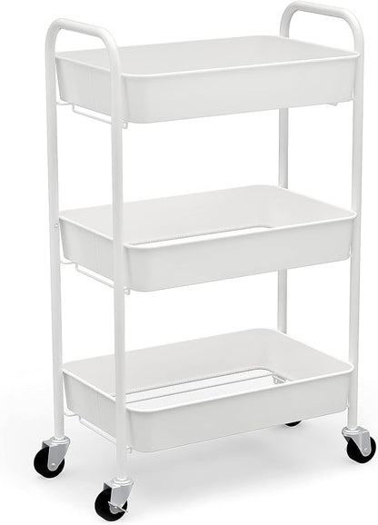 CAXXA 3-Tier Rolling Metal Storage Organizer by CAXXADIRECT
