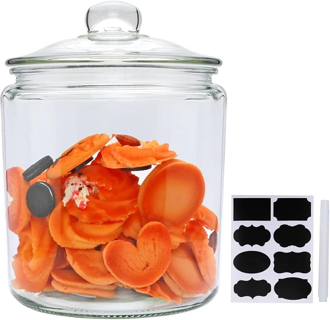 Maredash 1 Gallon Glass Canister, Cookie Jar & Candy Jar by Maredash