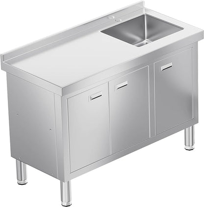 WWK 47" x 21" Stainless Steel Sink by WWK