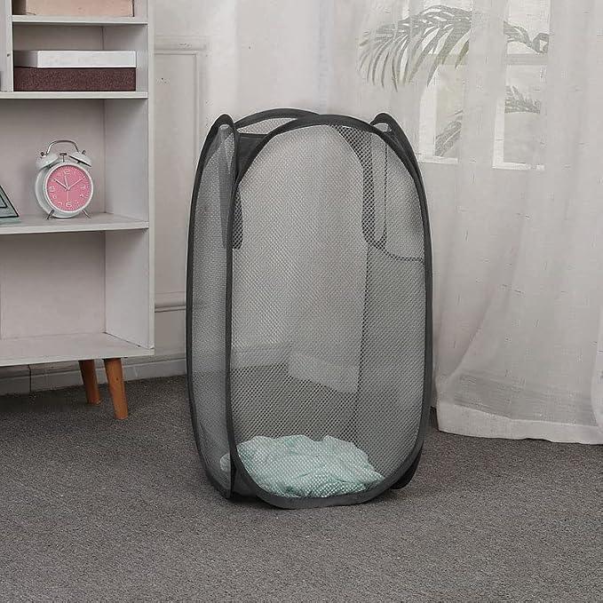 2 pop-up Laundry Hamper，Foldable mesh Laundry Baskets… - Image 6