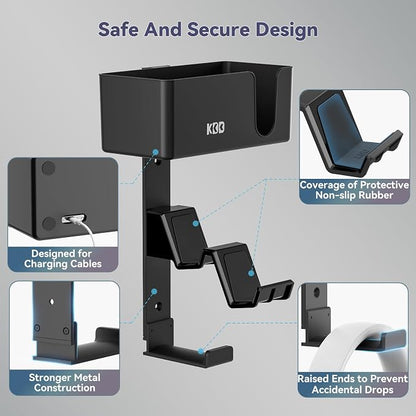 KDD 4-in-1 Wall Mount Controller Holder - Image 4