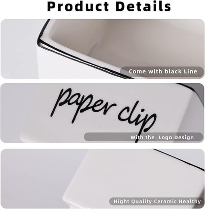 ONTUBE Farmhouse Paper Clip Holders Dispenser Organizer - Image 3