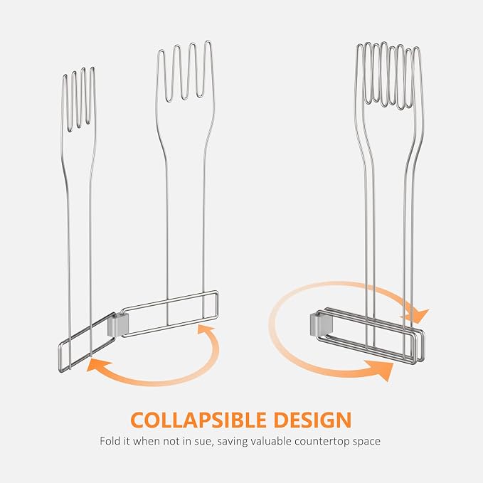 KORRTFID Kitchen Glove Holder, Stainless Steel Glove Rack, Kitchen Vertical - Image 5