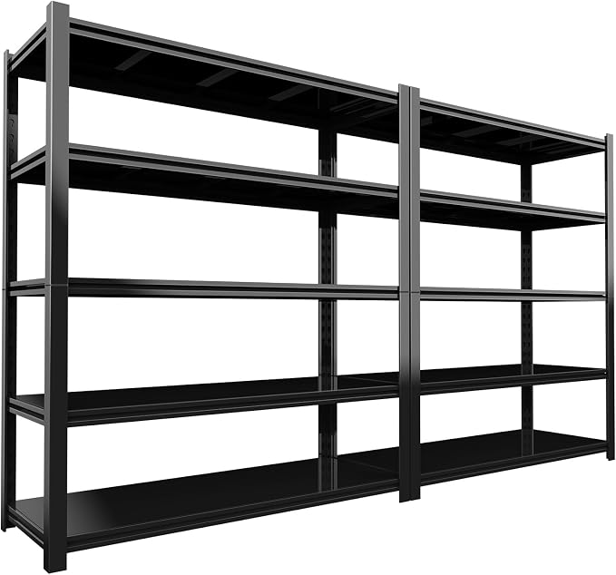 3000LBS Garage Shelving Units and Storage, Heavy Duty Shelf Rack, 5 Tier Shelves by Avanroolux