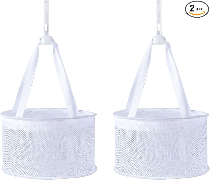 SooGree 2PCS Makeup Brush Dryer Hanging Mesh Rack Basket by SooGree