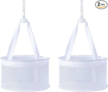 SooGree 2PCS Makeup Brush Dryer Hanging Mesh Rack Basket by SooGree