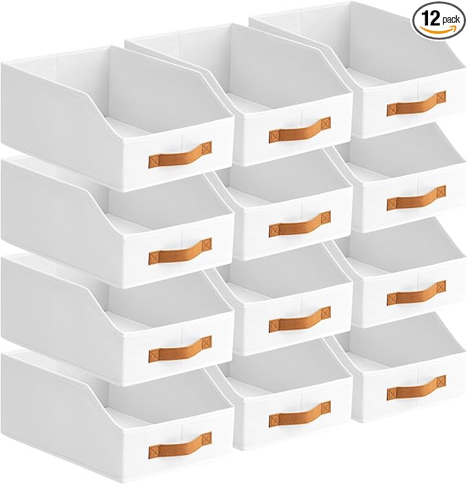 Homsorout Fabric Storage Bins for Organizing by Homsorout
