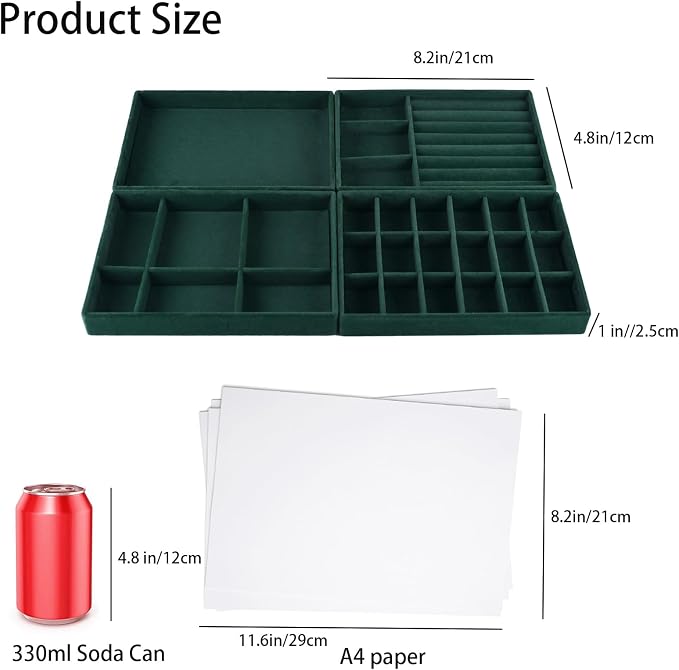 Stackable Jewelry Organizer Trays - Image 5