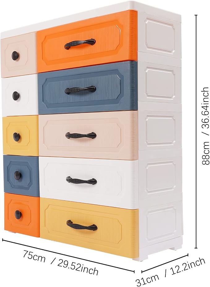 5-Layer Plastic Drawer Storage - Image 3