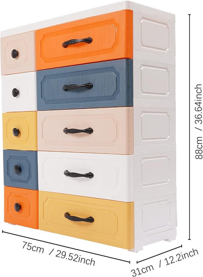5-Layer Plastic Drawer Storage - Image 3