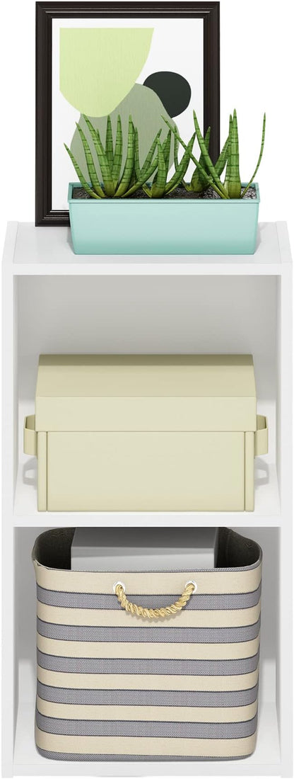 Furinno PASIR Book Shelf, 2-Tier Modern Bookshelf, Open Shelves Bookcase 9 x 12 - Image 5