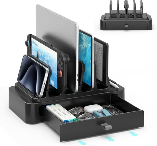 KDD Vertical Laptop Stand with Drawer by KDD