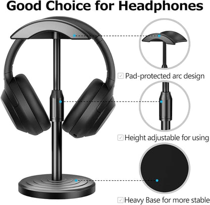 Headphone for Desk Hanger Holder Organizer Keeper Racks Storage Mount Gaming - Image 2