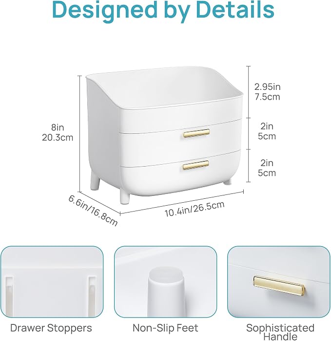 Vtopmart 3-Tier Skincare Makeup Organizer - Image 2