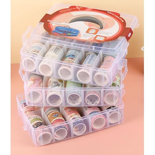 Washi Tape Box Organizer Storage, Divider Closet Container, - Image 5