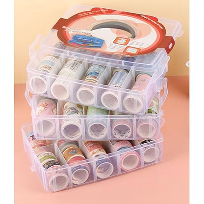 Washi Tape Box Organizer Storage, Divider Closet Container, - Image 5