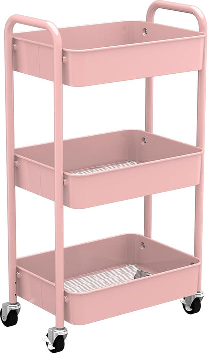 CAXXA 3-Tier Rolling Metal Storage Organizer by CAXXADIRECT