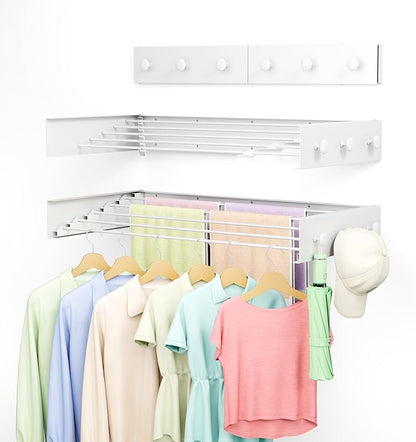 Collapsible Laundry Drying Rack Wall Mounted by CEHIFIA