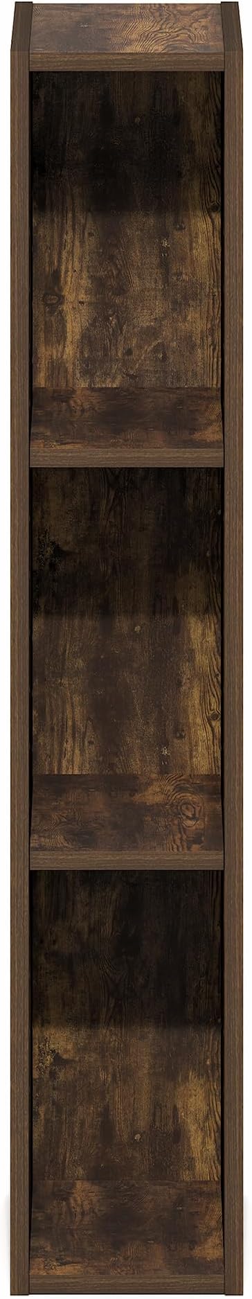 Furinno Fulda Book Shelf, 3-Tier Narrow Bookshelf, Bookcase - Image 8