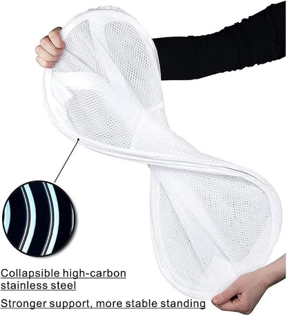 BATTOO Deluxe Strong Mesh Pop up Laundry Hamper Basket - Image 3