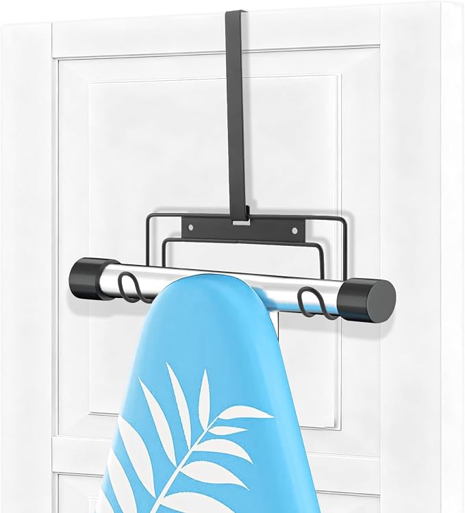 Ironing Board Holder Wall Mount/Over The Door, Ironing Board Hanger Load by Unknown