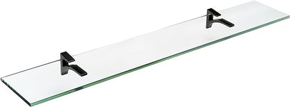 Spancraft Glass C-4.75x18-Black Cardinal Glass Shelf, 4.75" x 18" by Spancraft