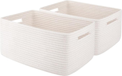 OIAHOMY Storage Basket for Shelves, Closet Cube Storage Bins Baskets for by MasterofSpaceOptimization