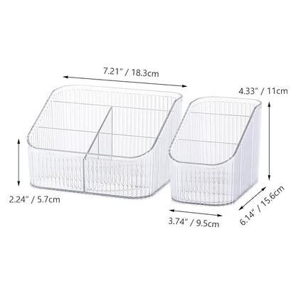 Clear Makeup Organizer, Makeup Brush Holder 8 Cups - Image 3