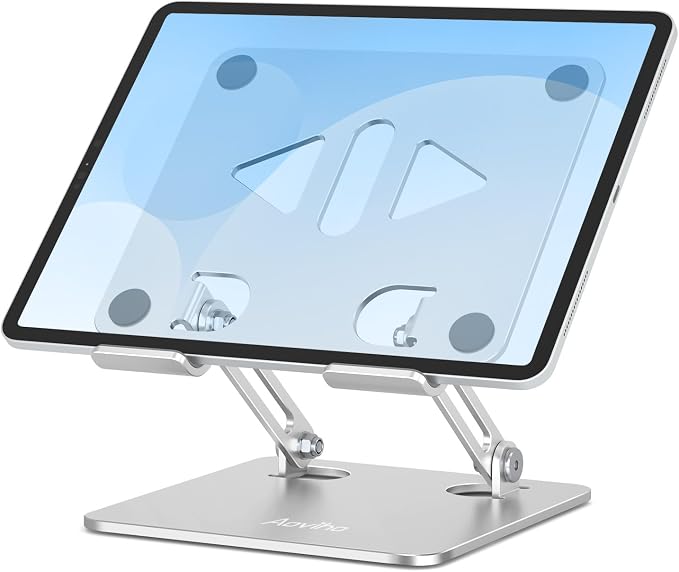 Tablet Stand Holder for Desk, Adjustable Desktop Tablet Holder, Foldable - Image 7
