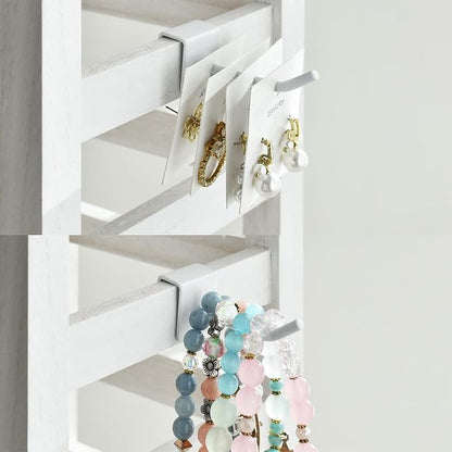 Ikee Design 5 Tiers Free Assemble Wooden Jewelry Display Rack - Image 6