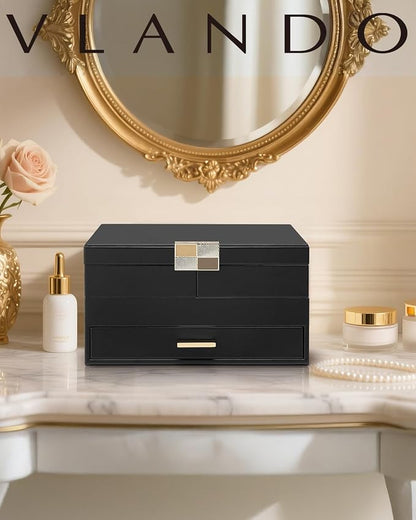 Vlando 3 Layer Jewelry Box - Image 7