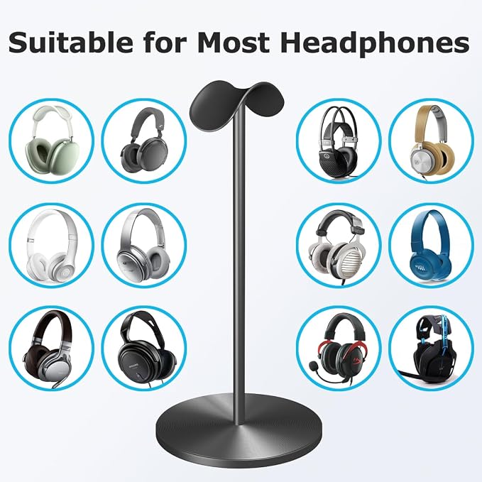 Headphone for Desk Hanger Holder Organizer Keeper Racks Storage Mount Gaming - Image 3
