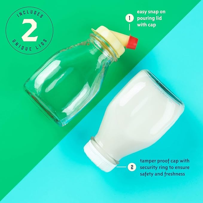 kitchentoolz 16 Oz Glass Milk Jug - Image 4
