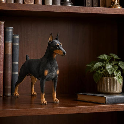 Comfy Hour 7" Doberman Dog Figurine, Realistic Lifelike Animal Statue, Standing - Image 6