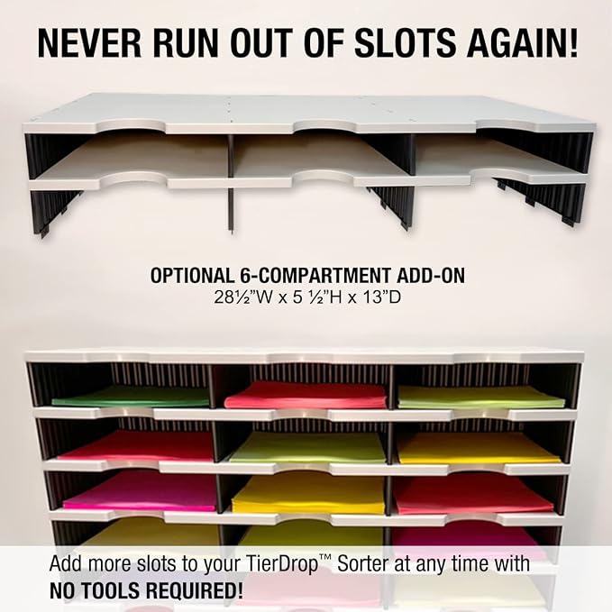 Ultimate Office TierDrop Desktop Organizer Document, and Classroom Sorter. 24 - Image 5