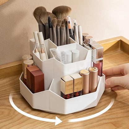360° Rotating Makeup Brush Holder Organizer - Image 6